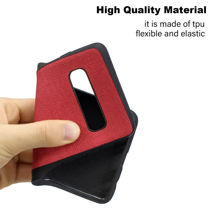 Shockproof Cloth Texture PC+ TPU Protective Case for Galaxy S10