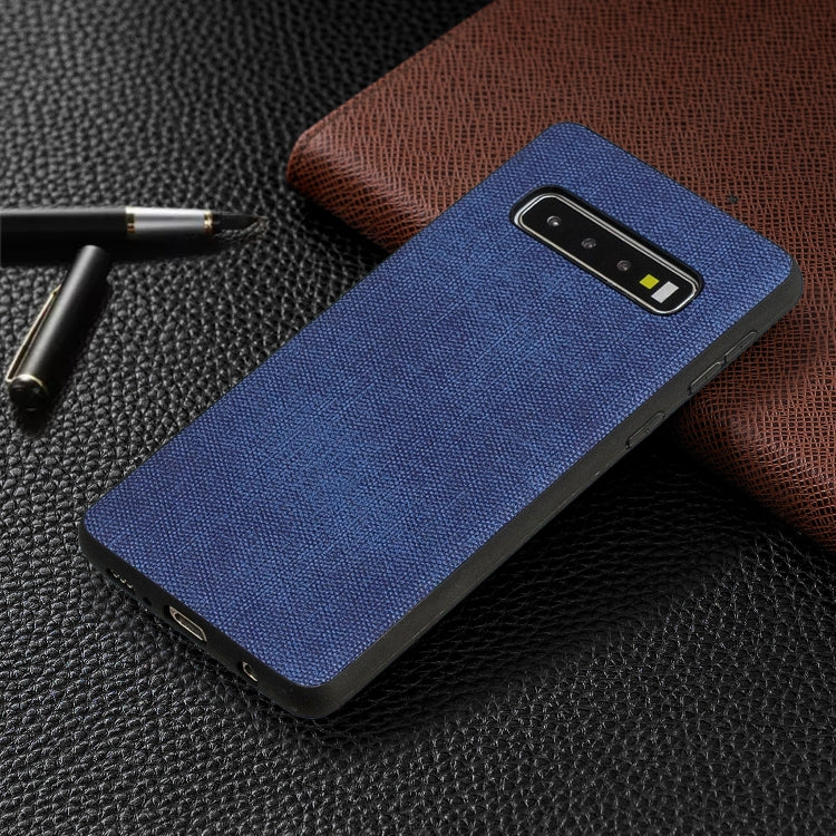 Shockproof Cloth Texture PC+ TPU Protective Case for Galaxy S10
