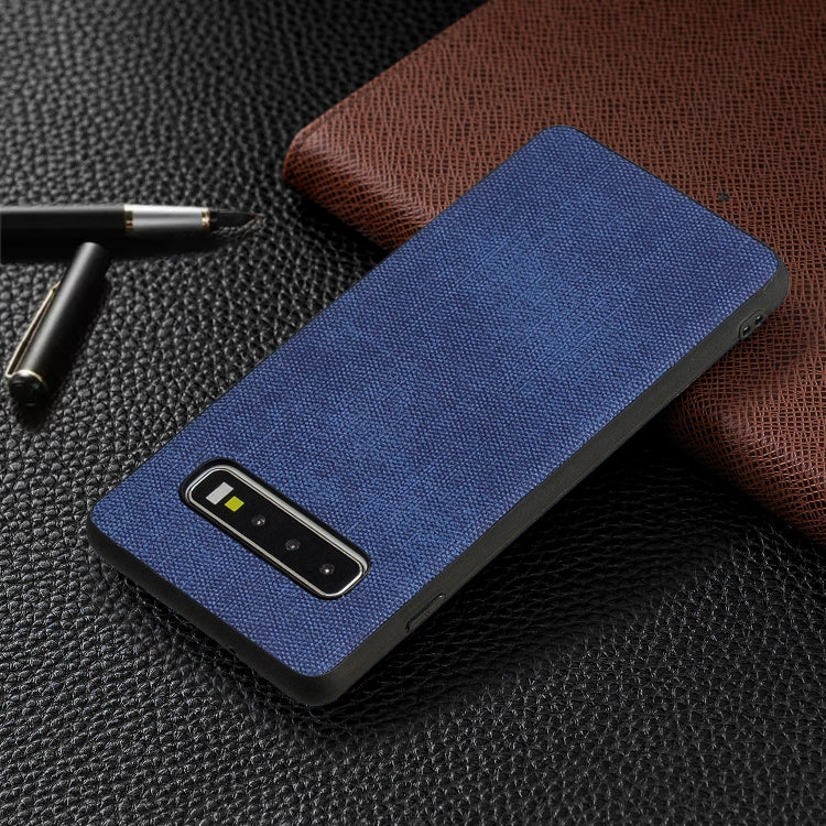 Shockproof Cloth Texture PC+ TPU Protective Case for Galaxy S10