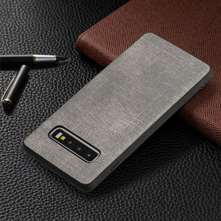 Shockproof Cloth Texture PC+ TPU Protective Case for Galaxy S10