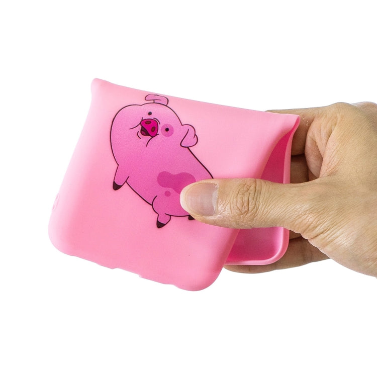 For iPhone XS Max Shockproof Protector Cover Full Coverage Silicone Case, Color:Pink pig