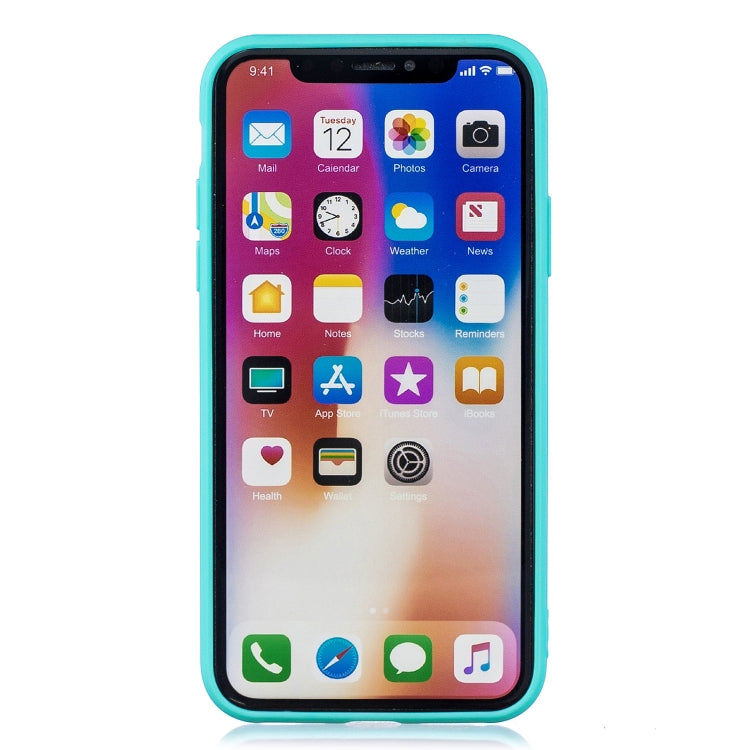 For iPhone XS Max Shockproof Protector Cover Full Coverage Silicone Case, Color:Eye dog