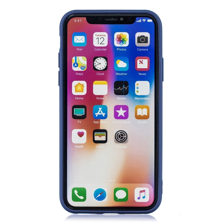 For iPhone XS Max Shockproof Protector Cover Full Coverage Silicone Case, Color:Big face cat