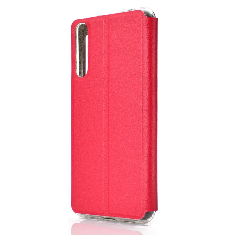 Golden Beach Intelligent Answering Brings Electric Display Window with Bracket Left and Right Flip Cover Leather Case For Huawei P30