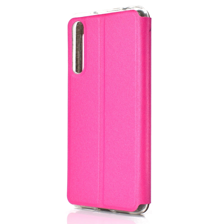 Golden Beach Intelligent Answering Brings Electric Display Window with Bracket Left and Right Flip Cover Leather Case For Huawei P30