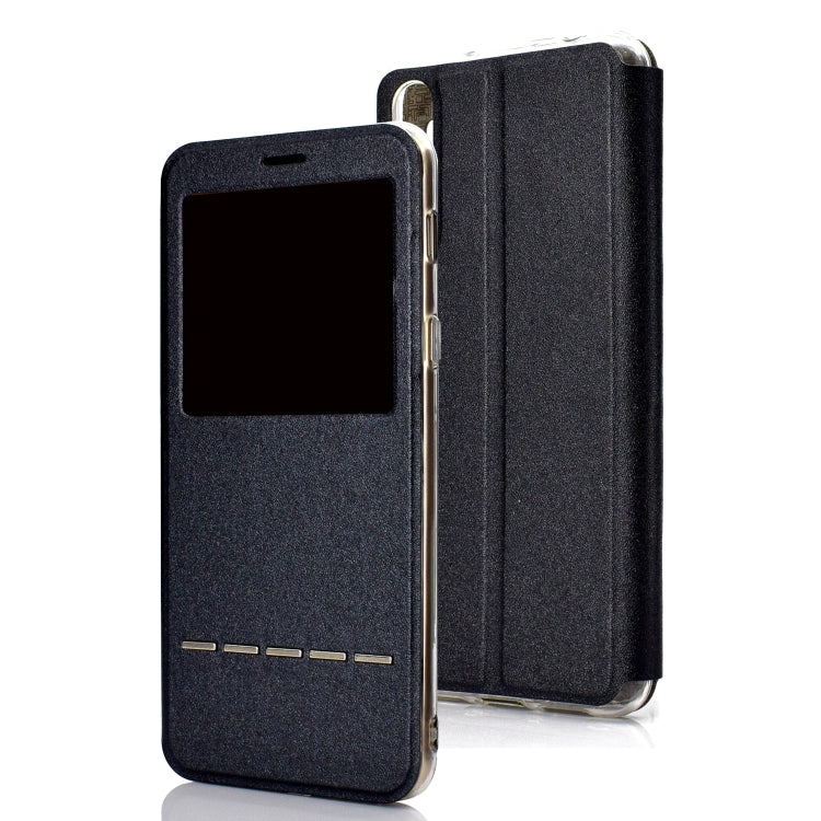 Frosted Texture Horizontal Flip Leather Case for Huawei P20 Pro, with Call Display ID & Holder