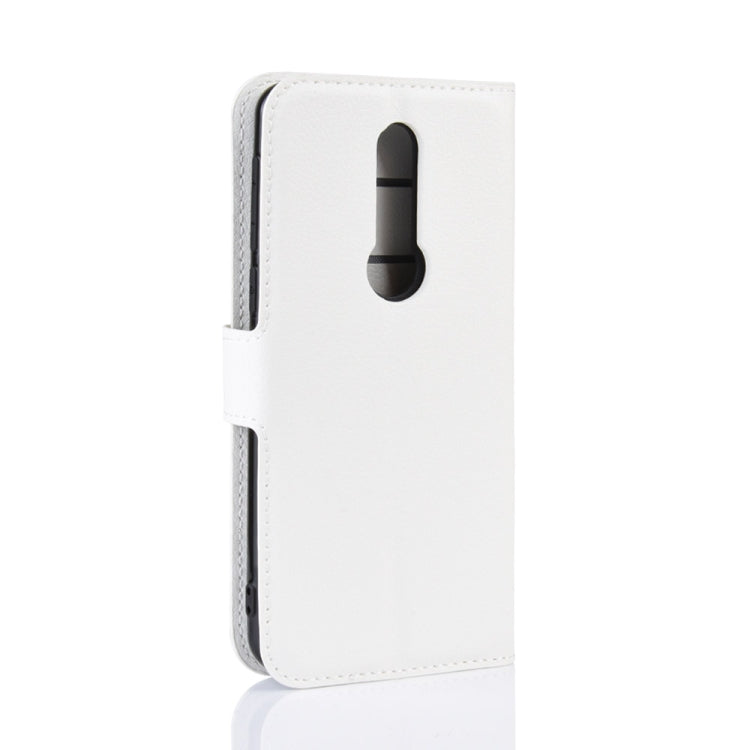 Litchi Texture Horizontal Flip Leather Case for Alcatel 1X 2019, with Wallet & Holder & Card Slots