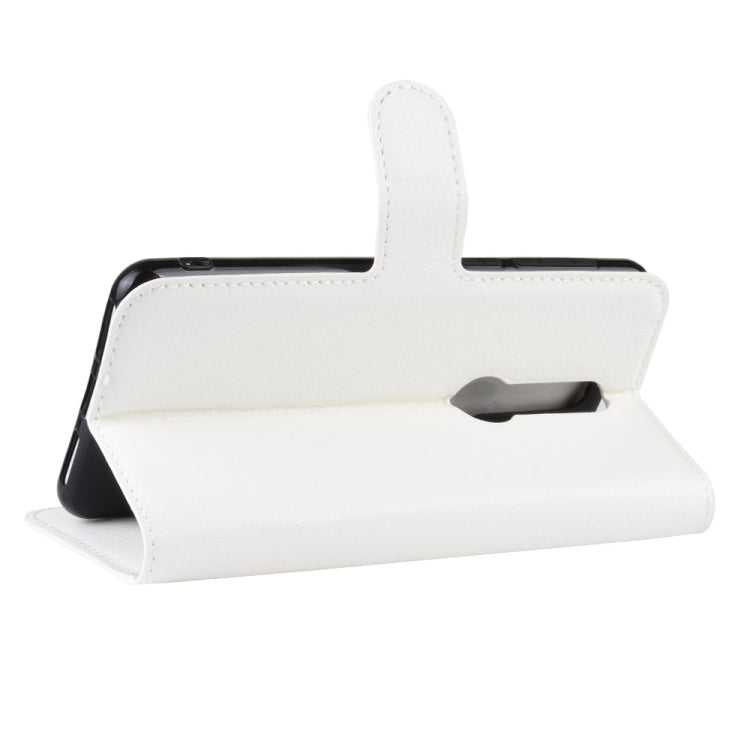 Litchi Texture Horizontal Flip Leather Case for Alcatel 1X 2019, with Wallet & Holder & Card Slots