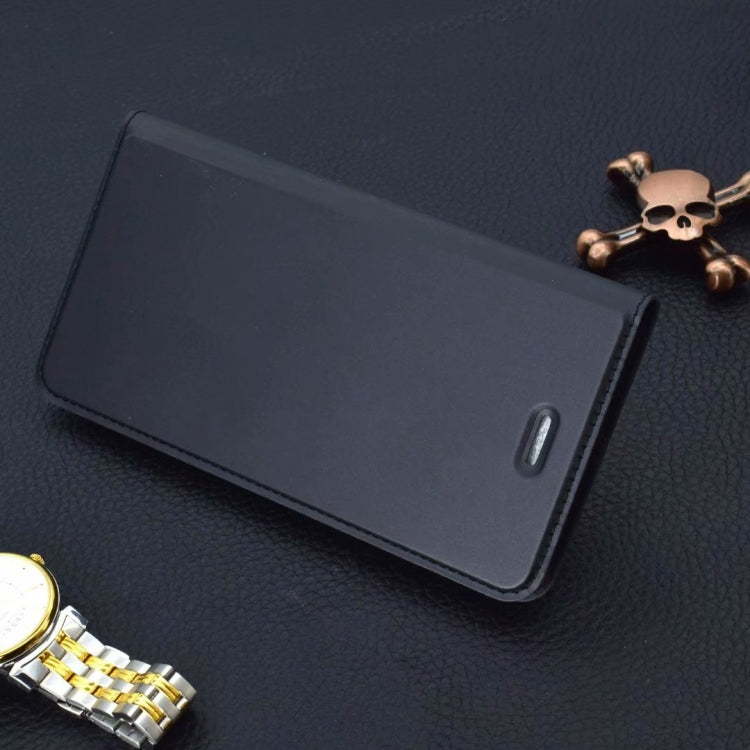 Ultra-thin Pressed Magnetic TPU+PU Leather Case for Huawei P30 Lite with Card Slot & Holder