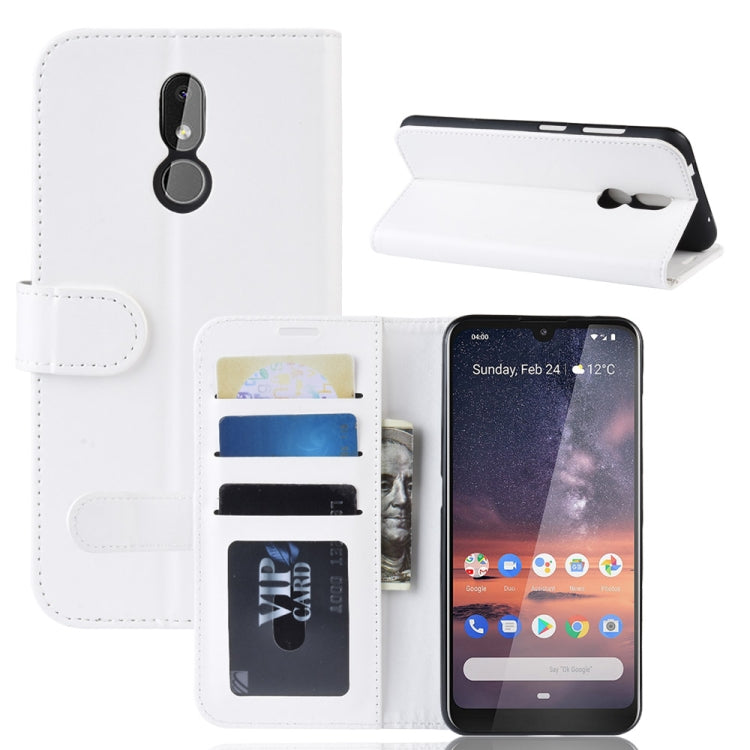 Crazy Horse Texture Horizontal Flip PU Leather Case for Nokai 3.2, with Wallet & Holder & Card Slots & Photo Frame