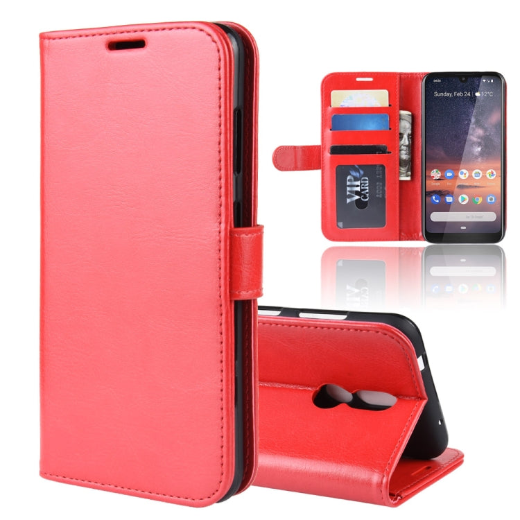 Crazy Horse Texture Horizontal Flip PU Leather Case for Nokai 3.2, with Wallet & Holder & Card Slots & Photo Frame