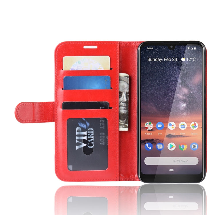 Crazy Horse Texture Horizontal Flip PU Leather Case for Nokai 3.2, with Wallet & Holder & Card Slots & Photo Frame