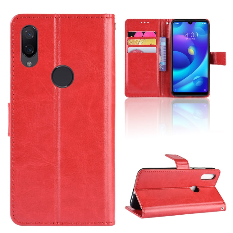 Retro Crazy Horse Texture Horizontal Flip Leather Case for  Xiaomi Redmi Note 7S, with Holder & Card Slots & Photo Frame