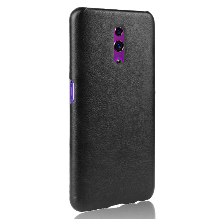 Shockproof Litchi Texture PC + PU Case For Oppo Reno