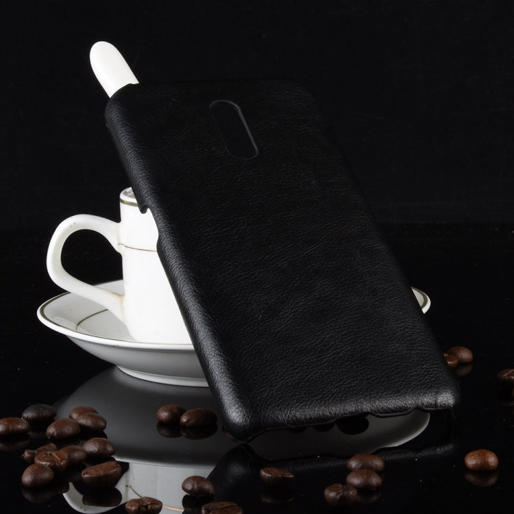 Shockproof Litchi Texture PC + PU Case For Oppo Reno