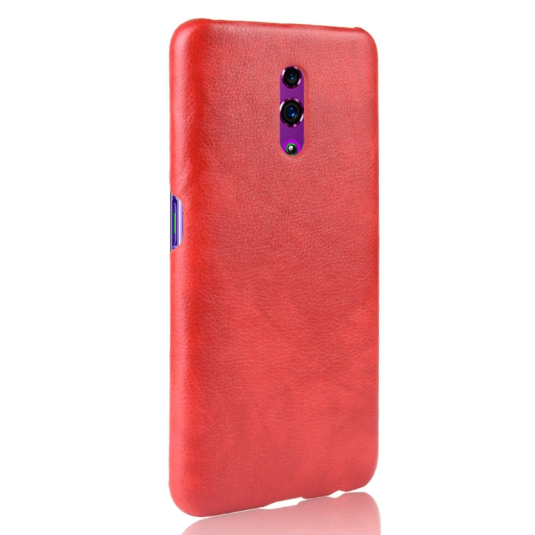 Shockproof Litchi Texture PC + PU Case For Oppo Reno