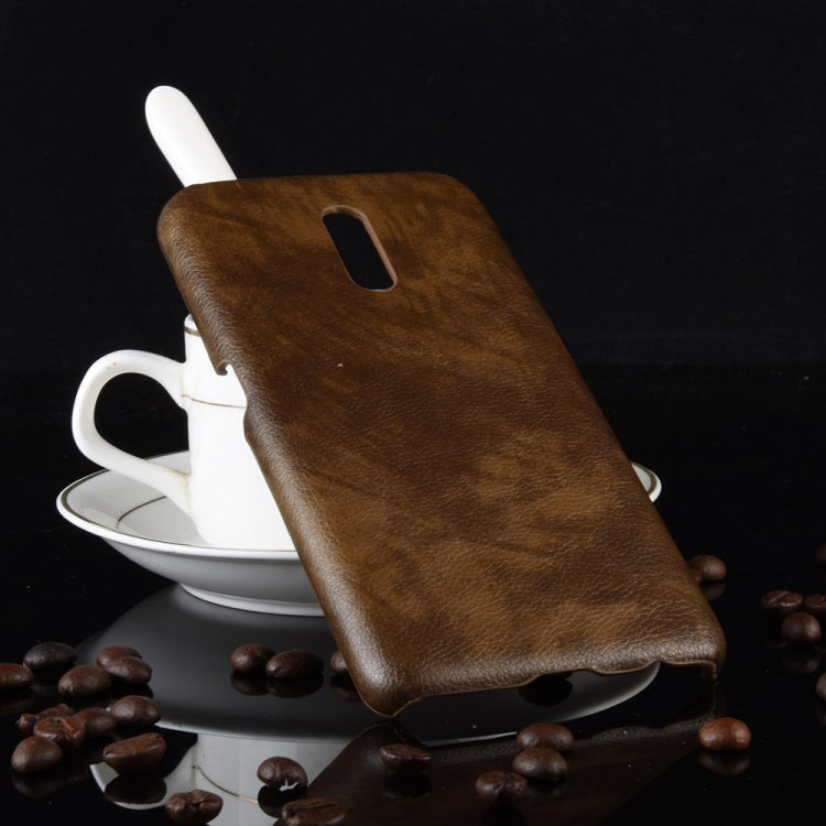 Shockproof Litchi Texture PC + PU Case For Oppo Reno