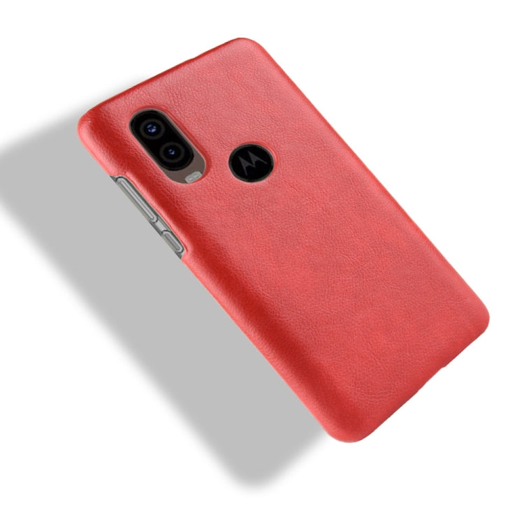 Shockproof Litchi Texture PC + PU Case For Motorola One Vision