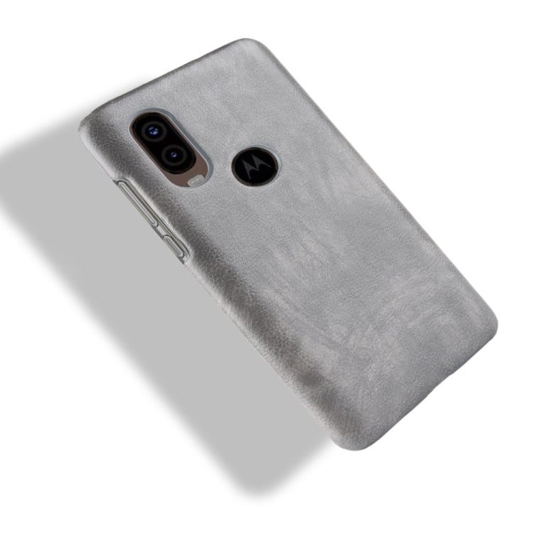 Shockproof Litchi Texture PC + PU Case For Motorola One Vision