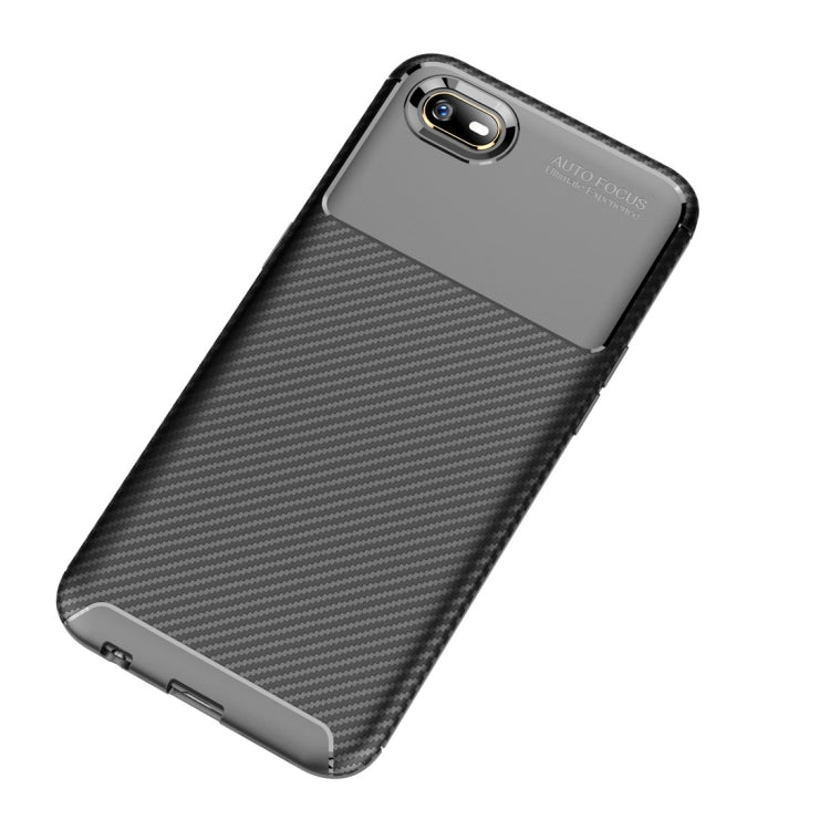 Beetle Series Carbon Fiber Texture Shockproof TPU Case for OPPO A1k