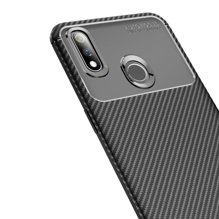 Beetle Series Carbon Fiber Texture Shockproof TPU Case for OPPO Realme Pro