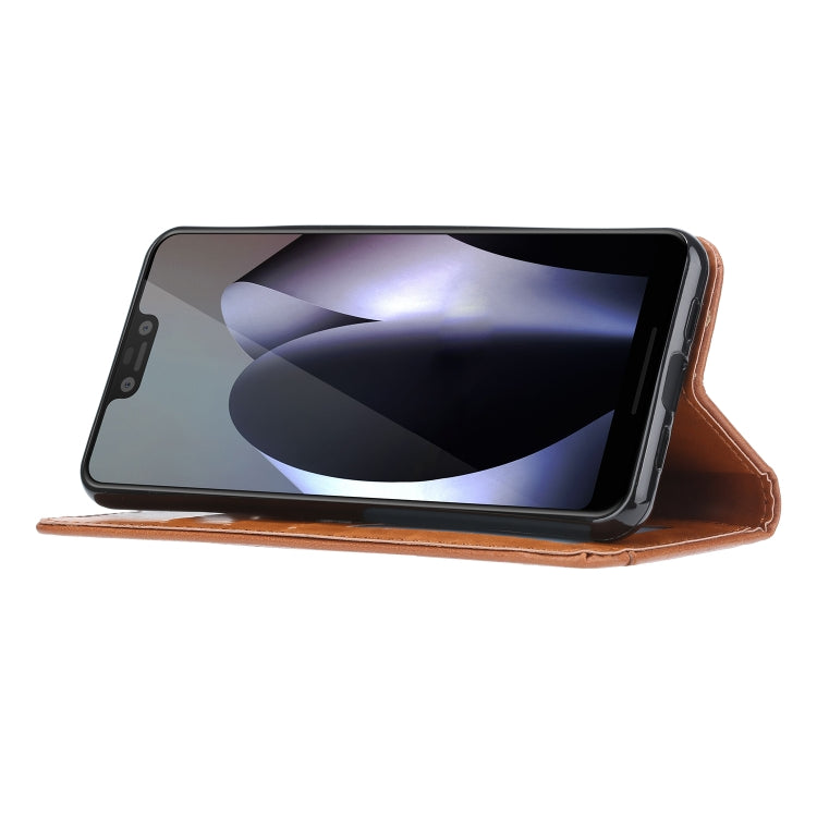 Knead Skin Texture Horizontal Flip Leather Case for Google Pixel 3a, with Photo Frame & Holder & Card Slots & Wallet