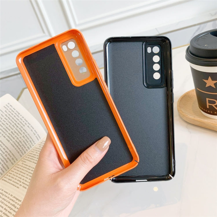 For Huawei Nova 7 Pro All-Inclusive Pure Pigmented Leather Phone Case With Lens Protection