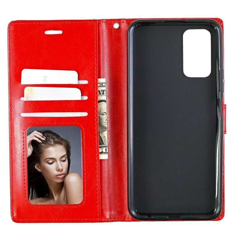 For Huawei Honor 30S Crazy Horse Texture Horizontal Flip Leather Case with Holder & Card Slots & Wallet & Photo Frame