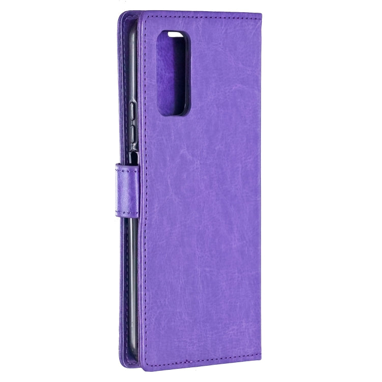 For Huawei Honor 30S Crazy Horse Texture Horizontal Flip Leather Case with Holder & Card Slots & Wallet & Photo Frame