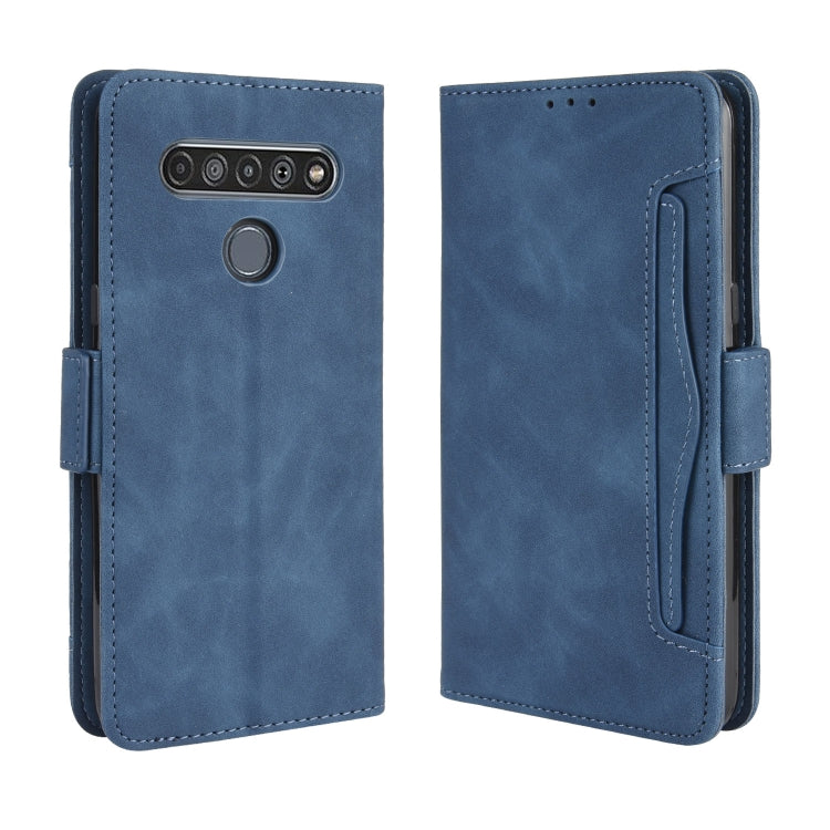 For  LG K41S / K51S Wallet Style Skin Feel Calf Pattern Leather Case, with Holder & Separate Card Slot & Photo Frame