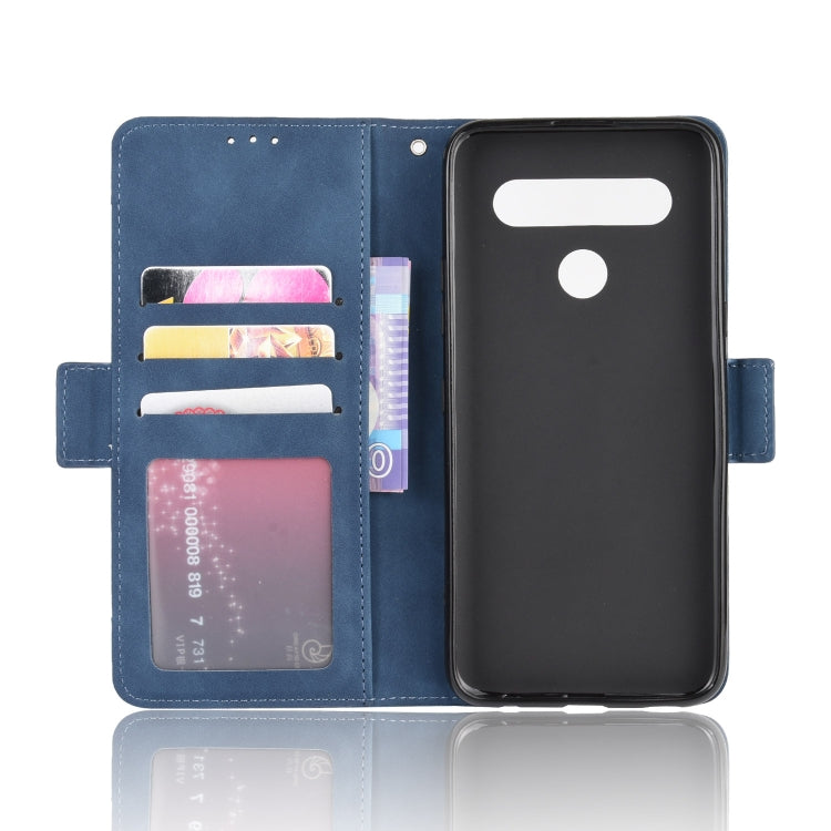 For  LG K41S / K51S Wallet Style Skin Feel Calf Pattern Leather Case, with Holder & Separate Card Slot & Photo Frame