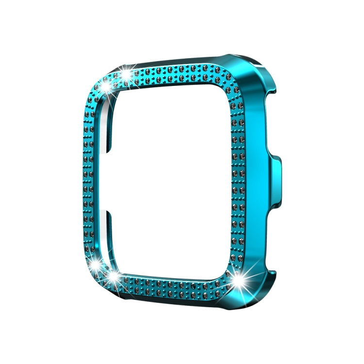 For Fitbit versa / versa lite PC Double-Row Diamond-Encrusted Protective Shell