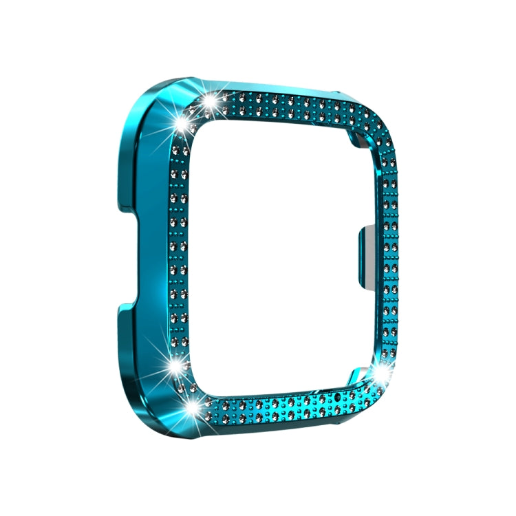 For Fitbit versa / versa lite PC Double-Row Diamond-Encrusted Protective Shell