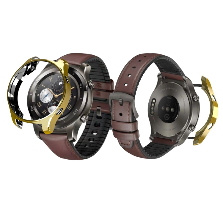 For Huawei Watch 2 Pro Plating TPU Half-package Protective Shell