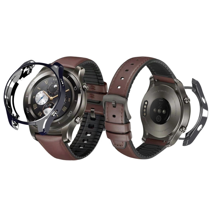 For Huawei Watch 2 Pro Plating TPU Half-package Protective Shell
