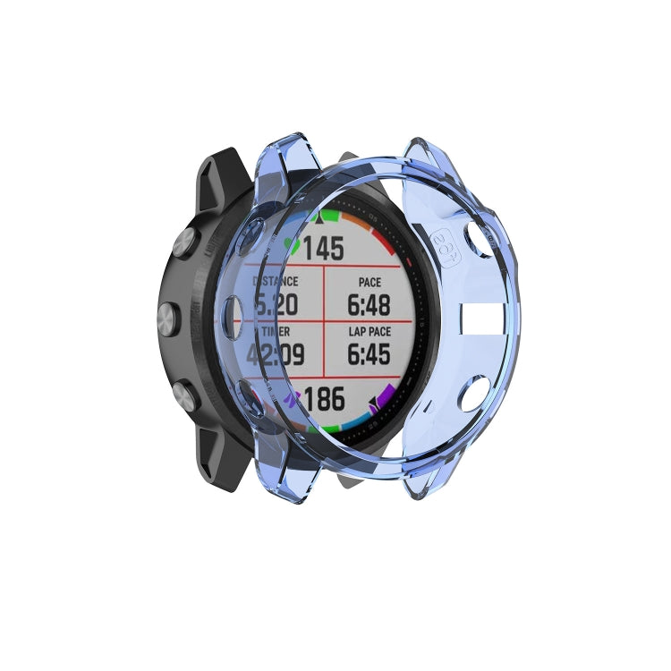 Suitable for Garmin Fenix 6X / 6X Pro Transparent TPU Silica Gel Watch Case