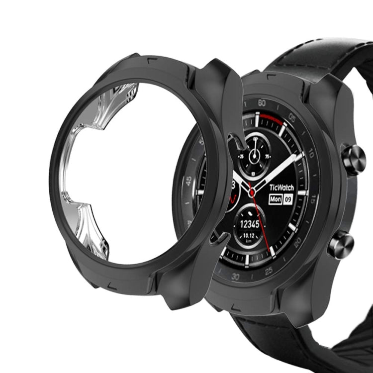 For Ticwatch Pro Galvanized TPU Half-package Watch Case