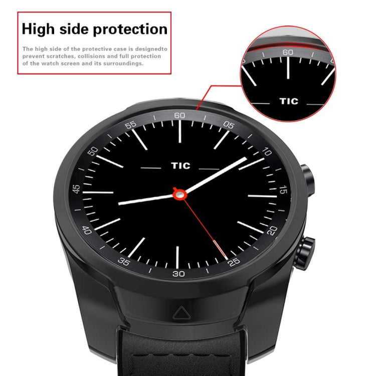 For Ticwatch Pro Galvanized TPU Half-package Watch Case