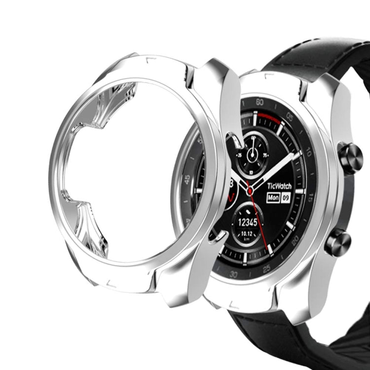 For Ticwatch Pro Galvanized TPU Half-package Watch Case