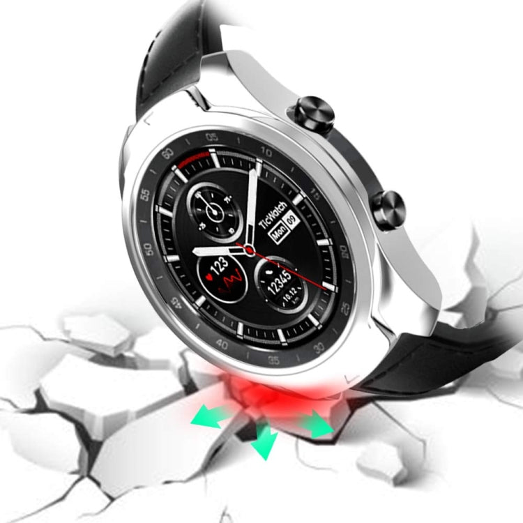 For Ticwatch Pro Galvanized TPU Half-package Watch Case