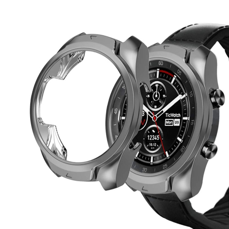 For Ticwatch Pro Galvanized TPU Half-package Watch Case