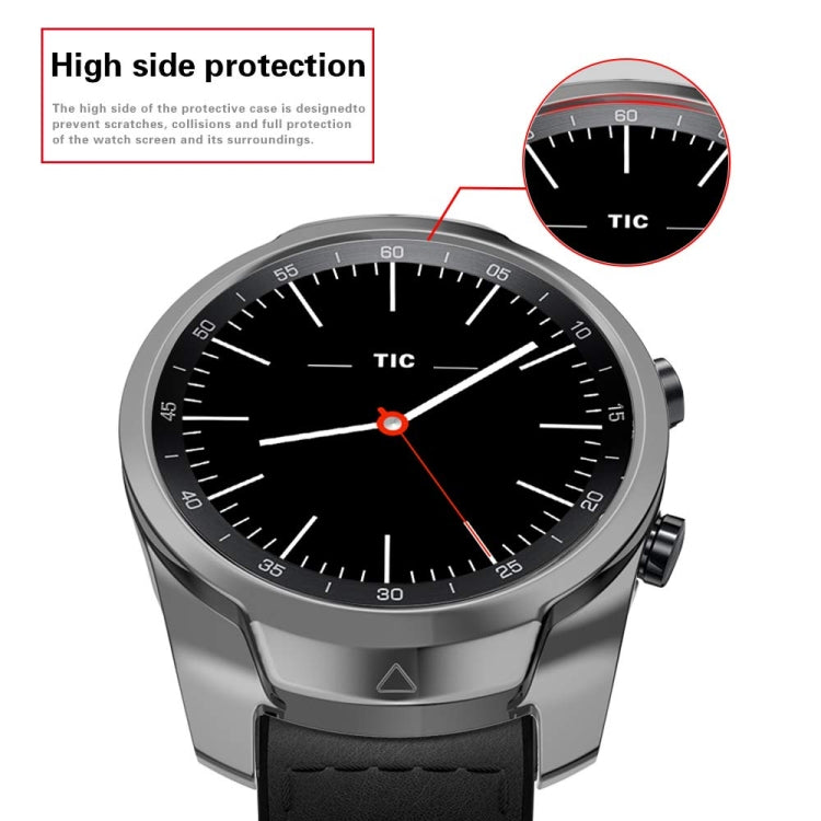 For Ticwatch Pro Galvanized TPU Half-package Watch Case