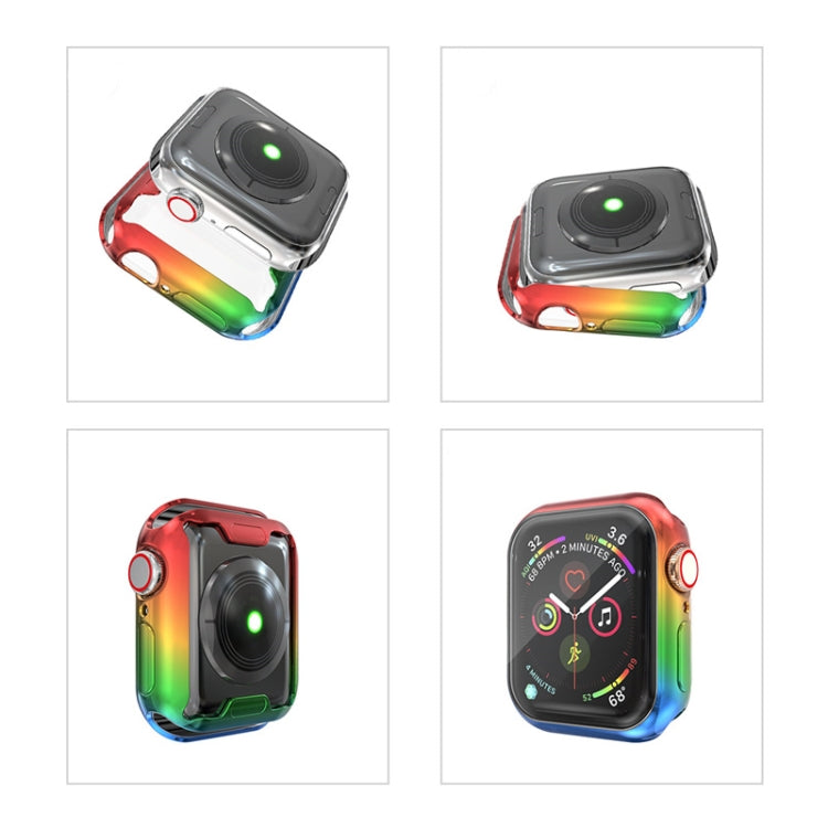 For Apple Watch Series 5 & 4 44mm Gradient All-inclusive TPU Protective Case