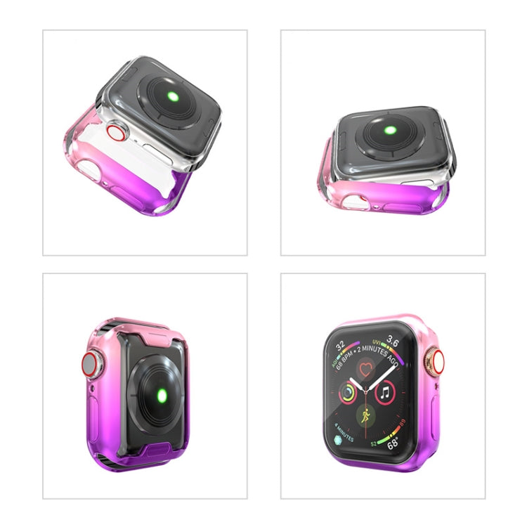 For Apple Watch Series 5 & 4 40mm Gradient All-inclusive TPU Protective Case