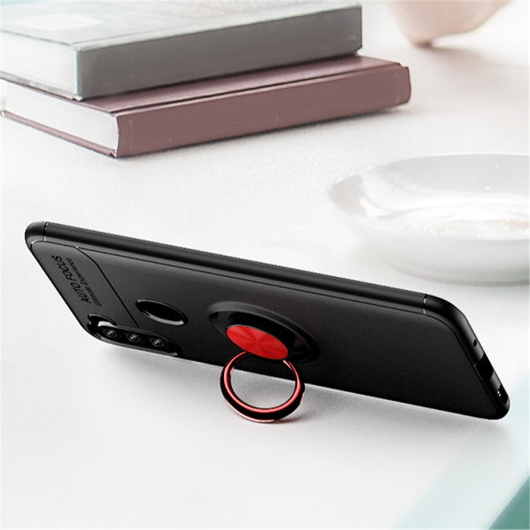 For Galaxy A11 Metal Ring Holder 360 Degree Rotating TPU Case