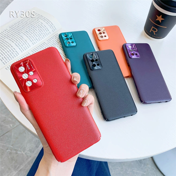 For Huawei Honor 30S All-Inclusive Pure Prime Skin Plastic Case with Lens Ring Protection Cover