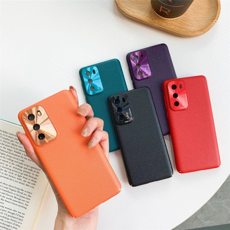 For Huawei P40 All-Inclusive Pure Prime Skin Plastic Case with Lens Ring Protection Cover