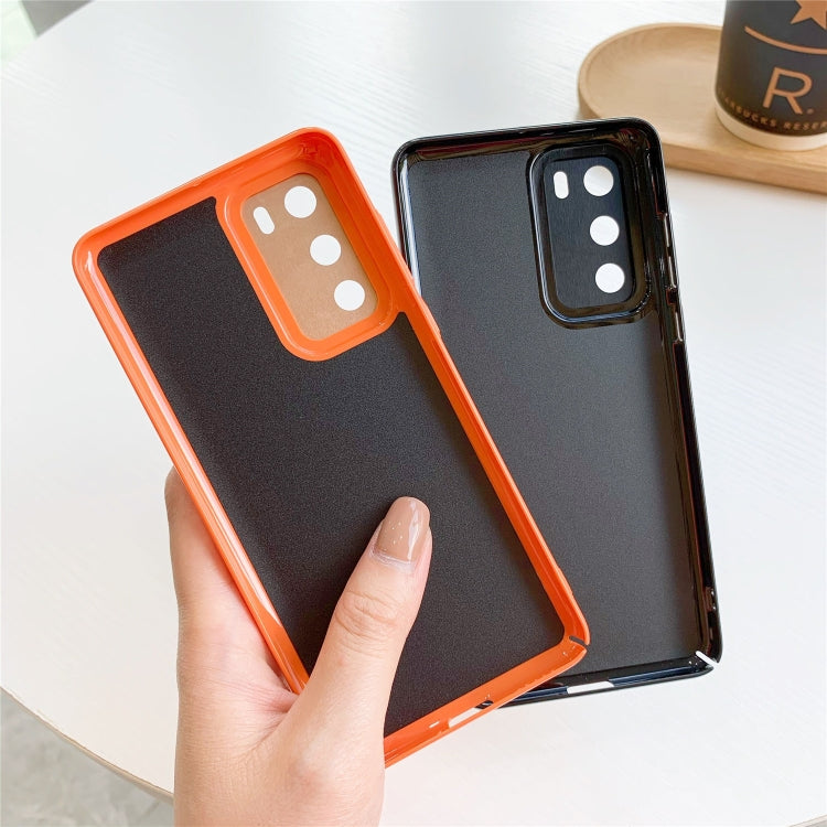For Huawei P40 All-Inclusive Pure Prime Skin Plastic Case with Lens Ring Protection Cover