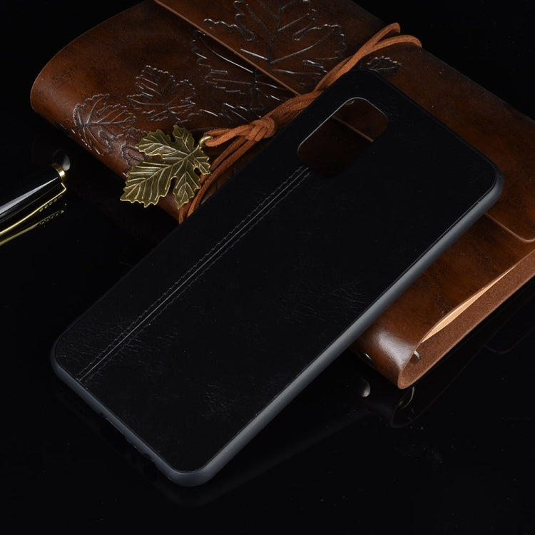 For vivo V19 (Indonesia) Shockproof Sewing Cow Pattern Skin PC + PU + TPU Case