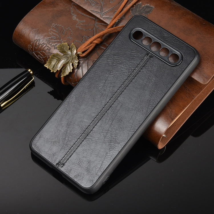 For Meizu 17/17 Pro Shockproof Sewing Cow Pattern Skin PC + PU + TPU Case